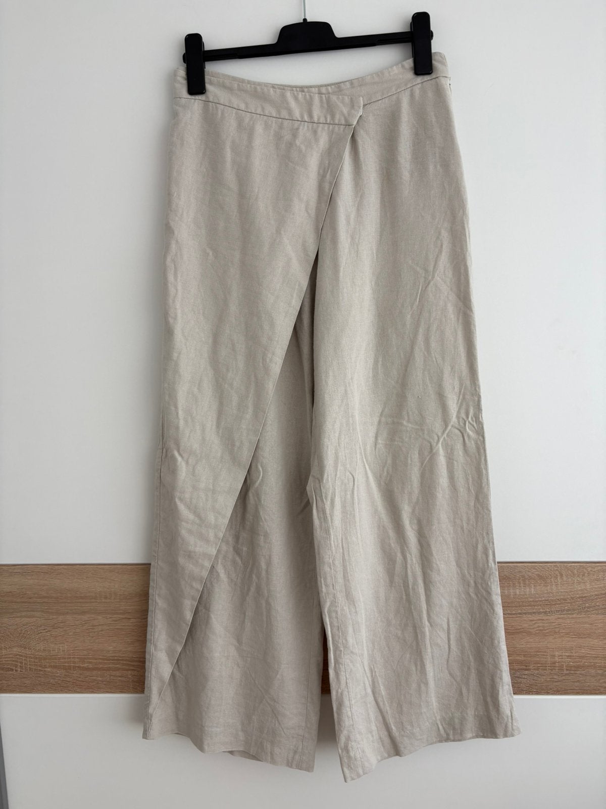 Zara beige broek maat M, Maat 38/40 (M), Beige, Ophalen of Verzenden, Gedragen