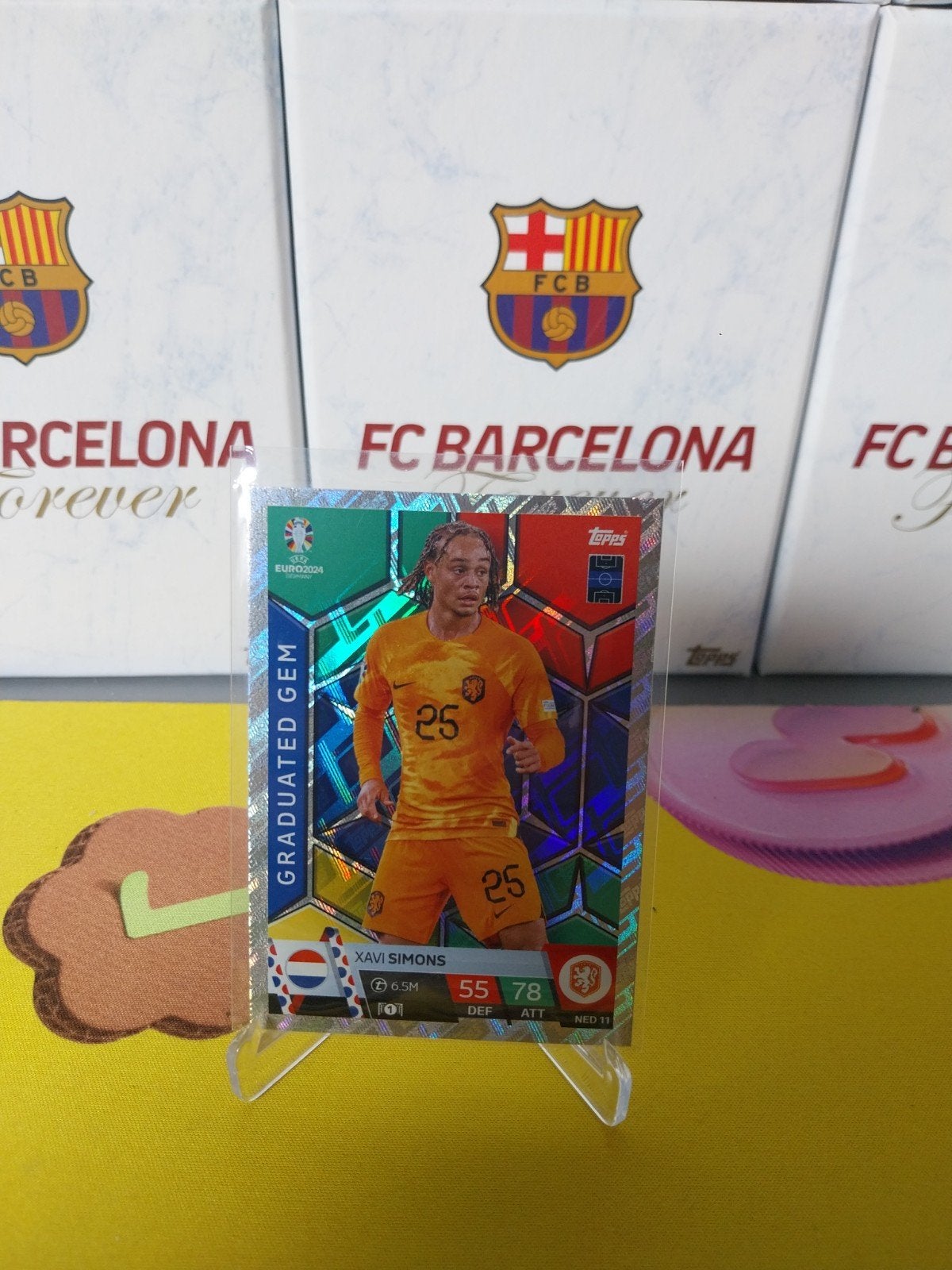 Xavi Simons Topps Match Attax Euro 2024, Ophalen of Verzenden, Nieuw, Plaatje