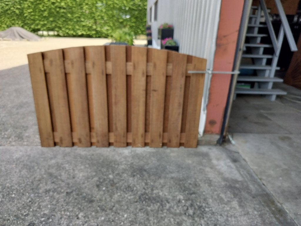 Tuinscherm met toog laag model, Ophalen, 1 tot 2 meter, Minder dan 3 meter, Nieuw