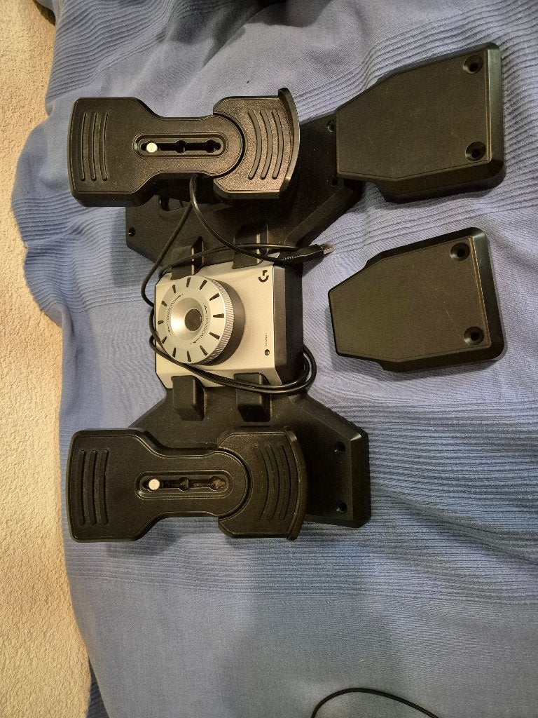 Logitech G Flight Rudder Pedals, Ophalen of Verzenden, Gebruikt, Logitech G Saitek