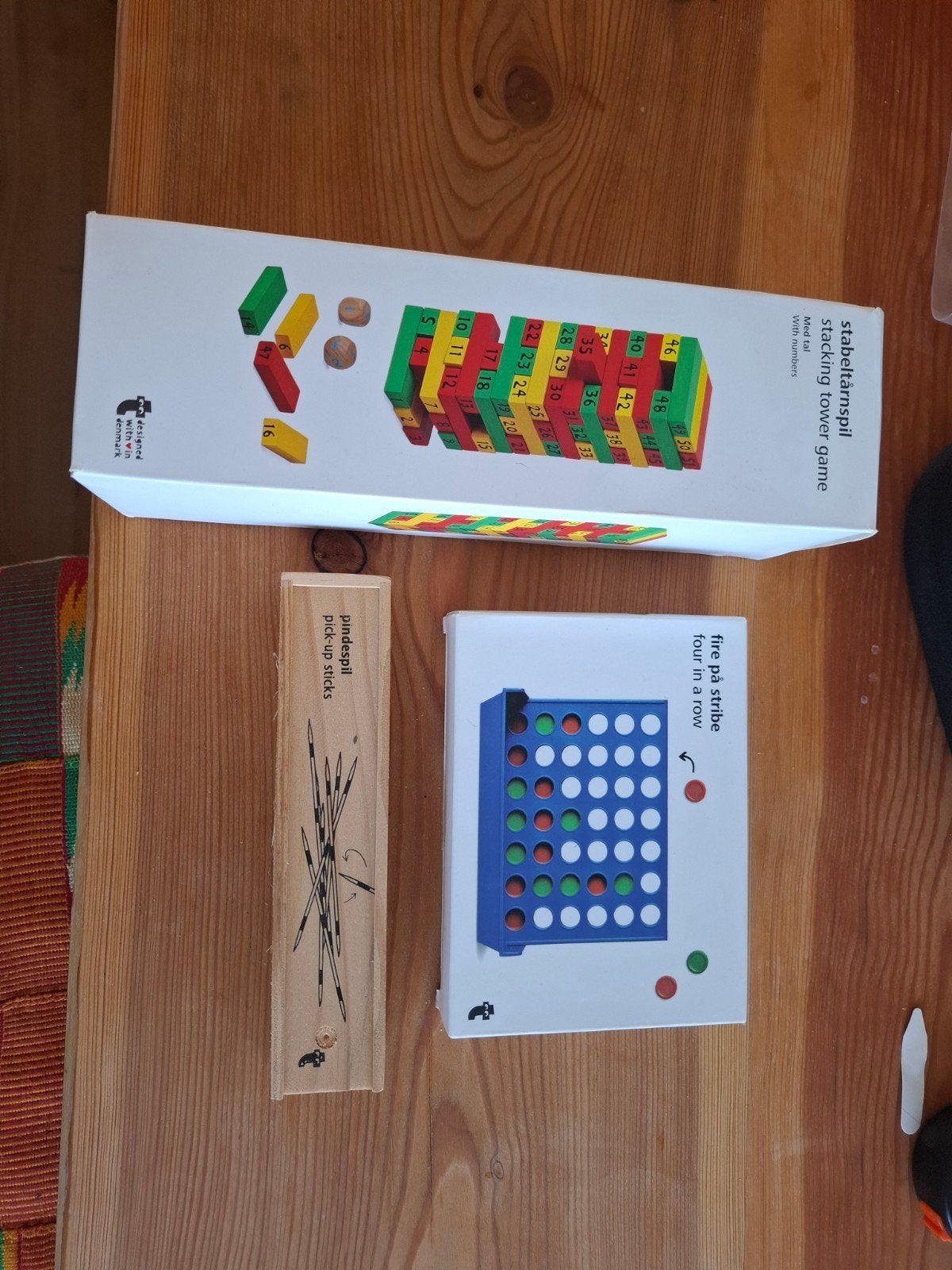 Spellen: Vier op een Rij, Jenga, Mikado, Vijf spelers of meer, Ophalen of Verzenden, Zo goed als nieuw, Diverse