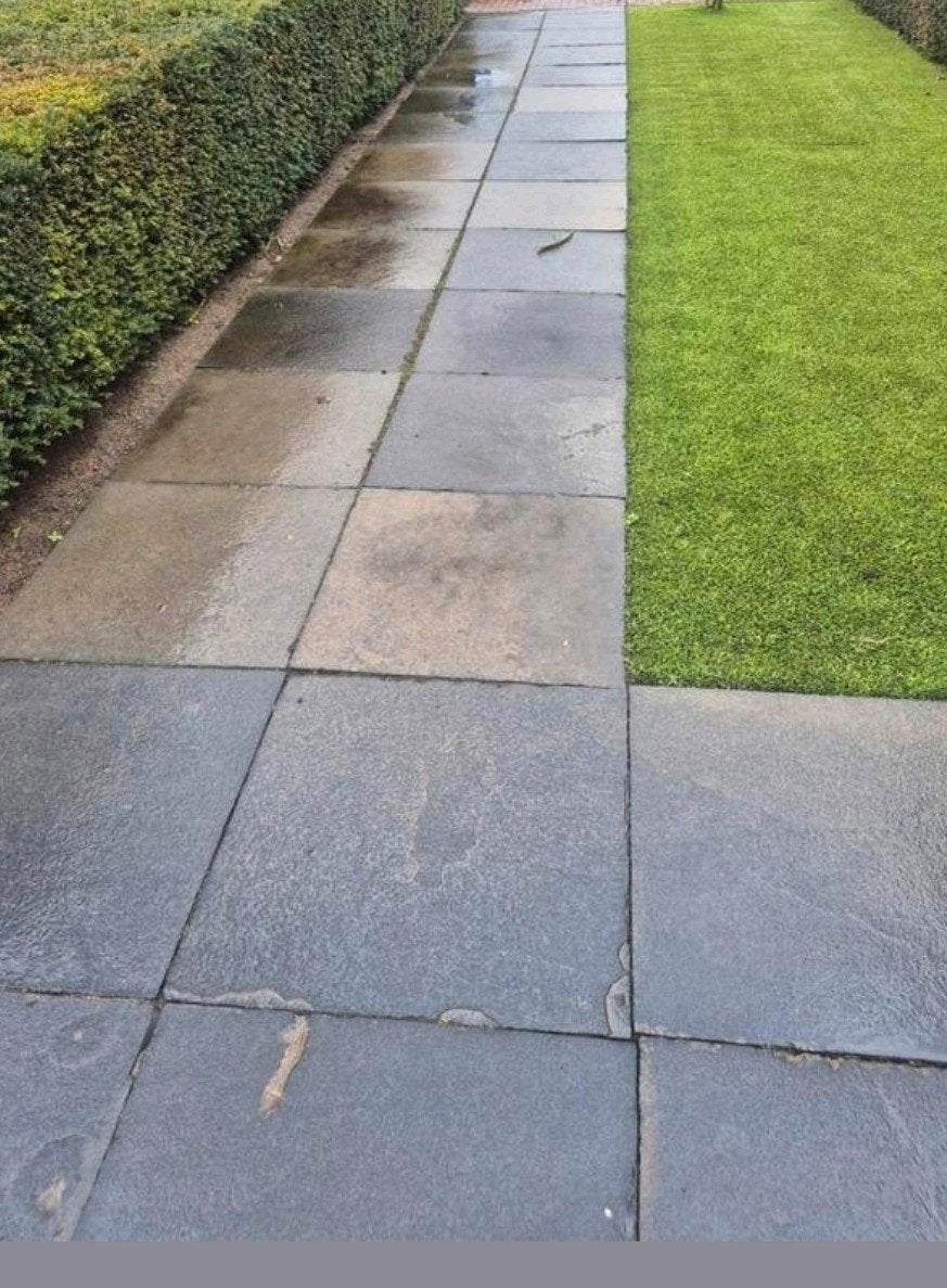 Natuursteen tegels 100 stuks 60/60, Tuin en Terras, Tegels en Klinkers, Ophalen, Gebruikt, Terrastegels, Natuursteen