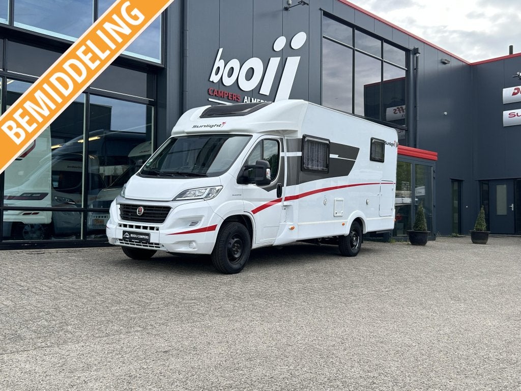 Sunlight T 66 lengtebedden + LPG, Sunlight, Fiat, Tot en met 3, Half-integraal