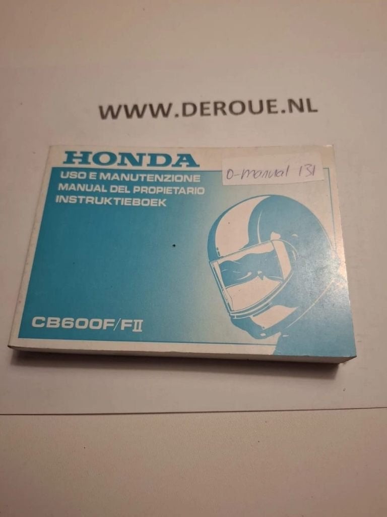 131 0WNERS MANUAL HONDA CB600F / FII 1999 USED, Ophalen of Verzenden, Honda