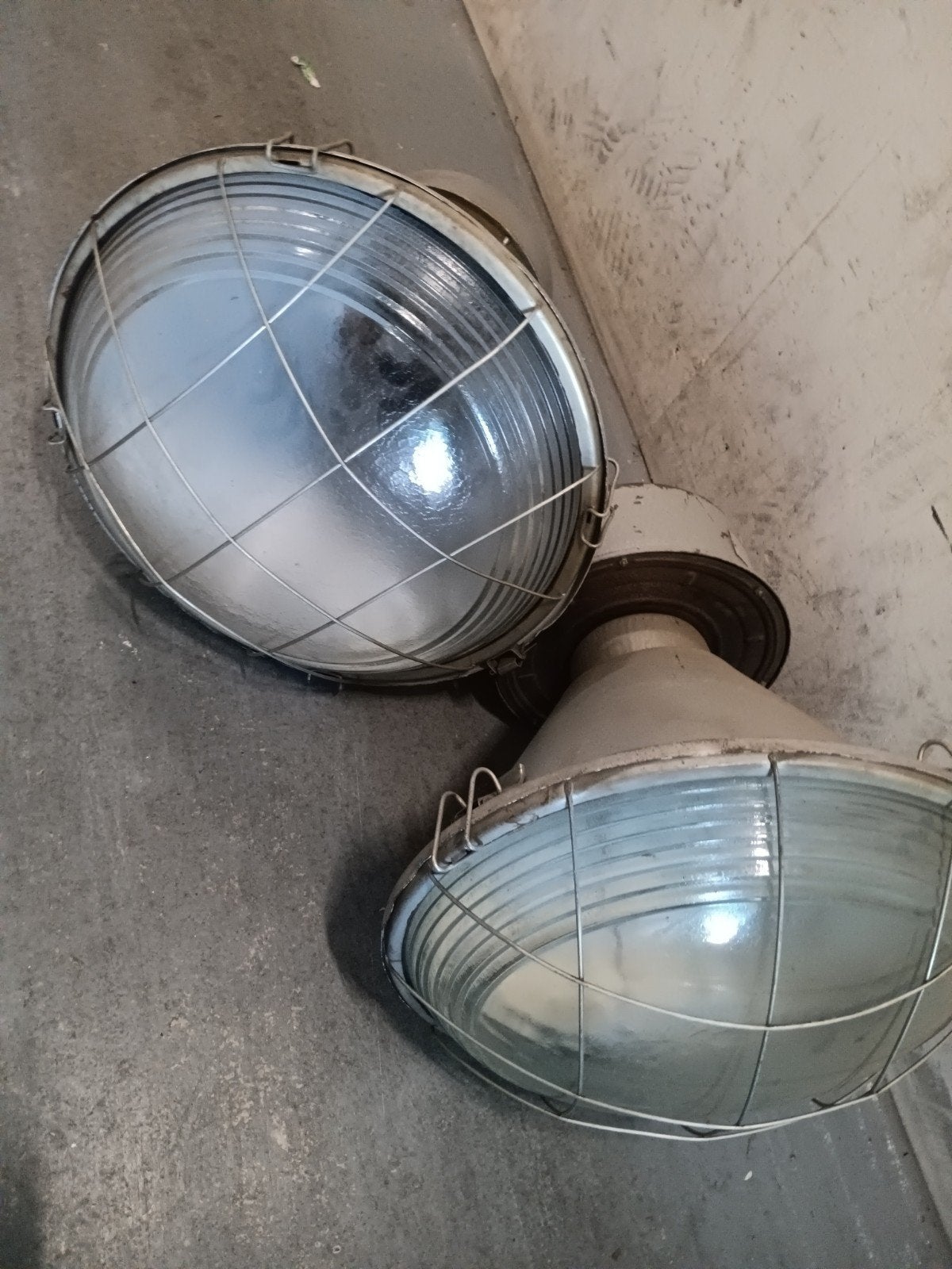 Industriële hanglamp 2 stuks, Antiek en Kunst, Ophalen of Verzenden