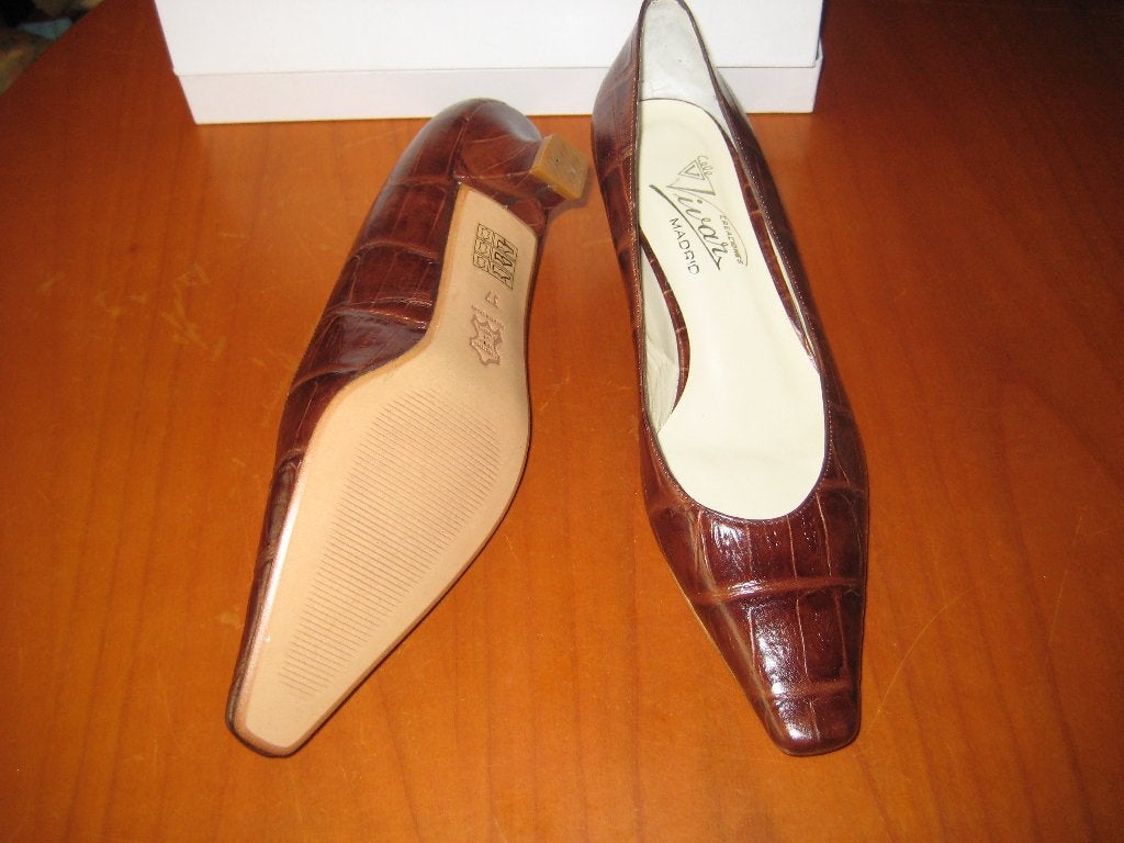 Nieuwe bruine schoenen, maat 37, echt leder, Bruin, Nieuw, Dansschoenen, Ophalen of Verzenden