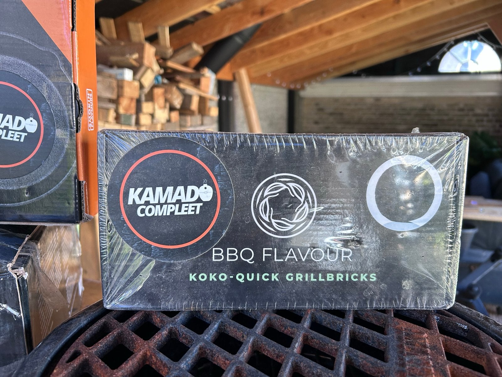 Kamado Compleet BBQ Set: Shichirin Grill, Pan & Briketten, Tuin en Terras, Barbecue-accessoires, Ophalen, Zo goed als nieuw