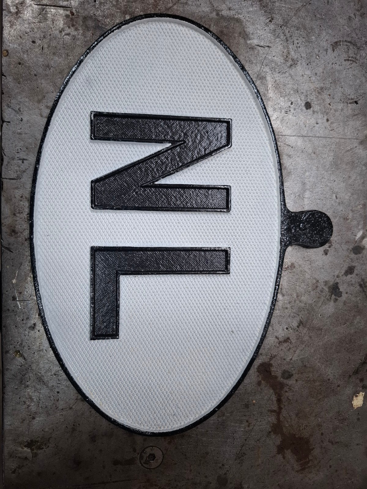 Gegoten aluminium NL-bord replica voor vooroorlogse auto's, Auto-onderdelen, Ophalen of Verzenden