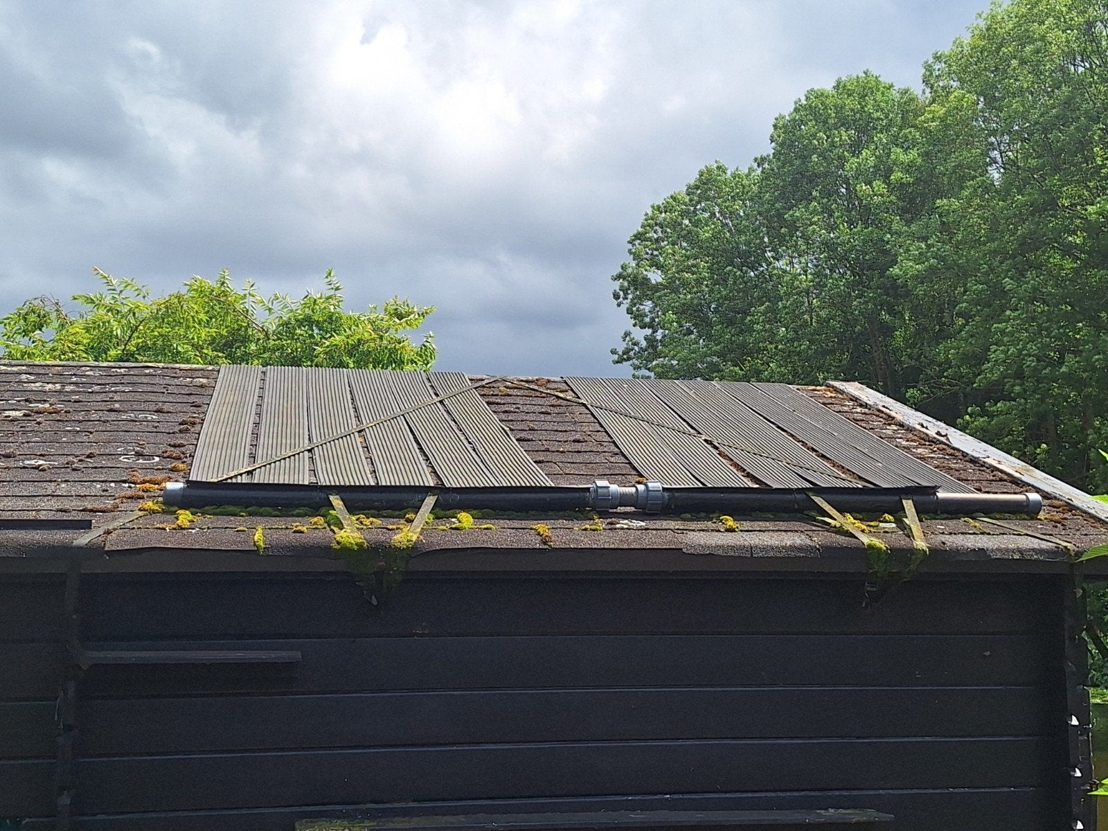 Zwembadverwarming epdm, Ophalen, Gebruikt
