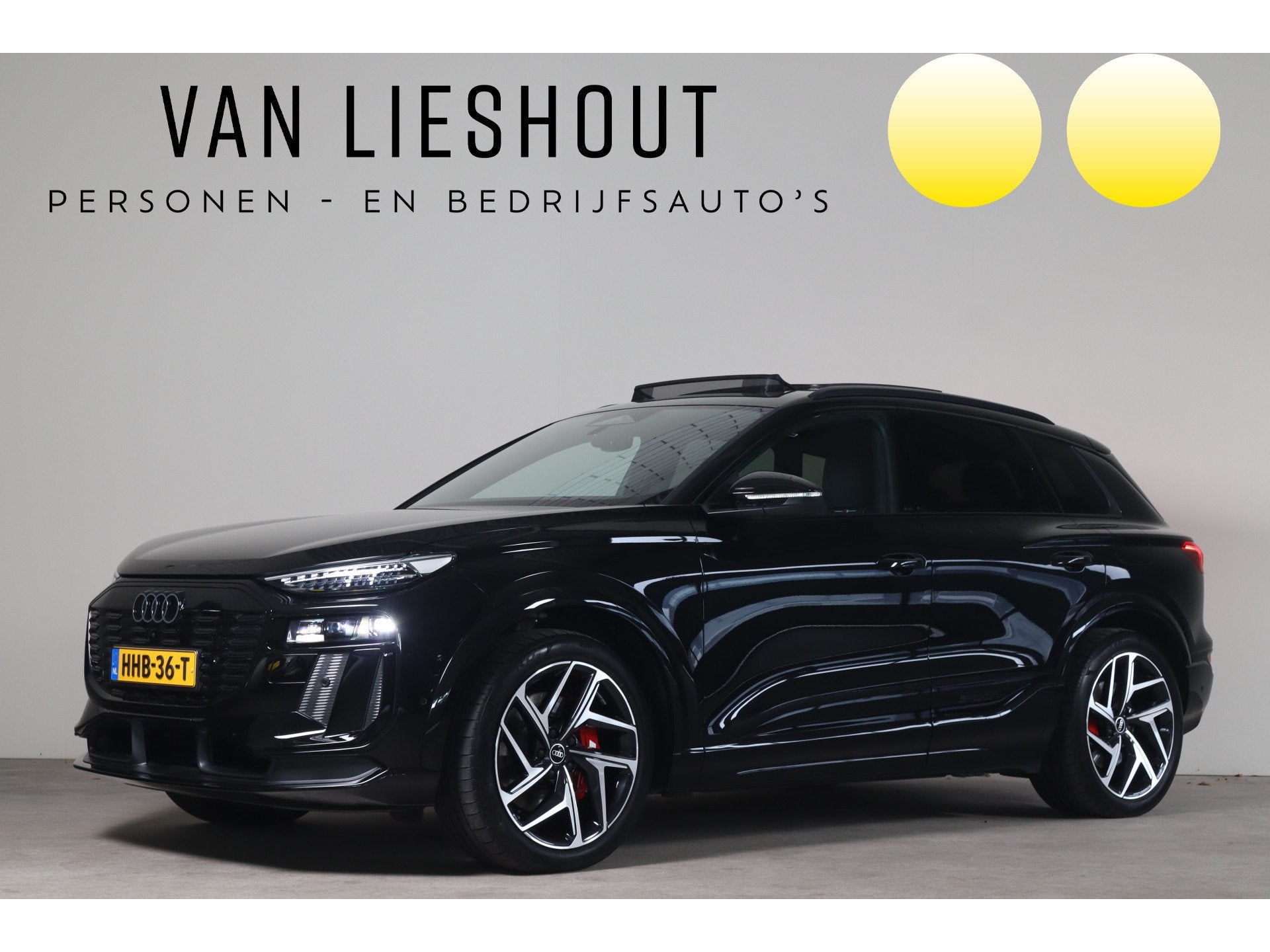 Audi SQ6 e-tron quattro 100 kWh NL-Auto! Full Options! Lucht, Auto's, Dealer onderhouden, Gebruikt, 100 kWh, Origineel Nederlands