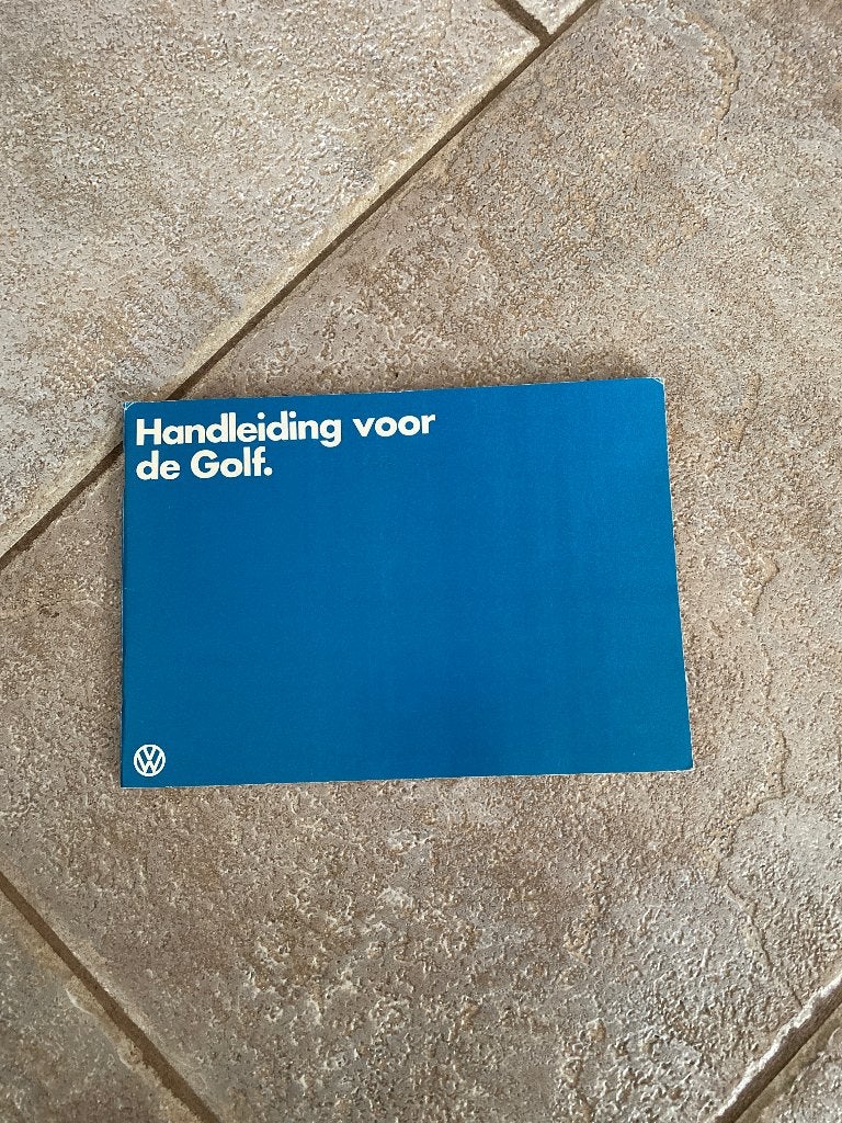 Handleiding Volkswagen Golf ‘80, Auto diversen, Handleidingen en Instructieboekjes, Ophalen of Verzenden