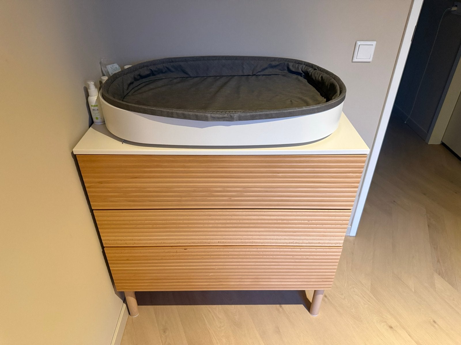 Stokke Sleepi Dresser en Changer Commode - Beuken, Ophalen, 50 tot 70 cm, Zo goed als nieuw, 75 tot 100 cm