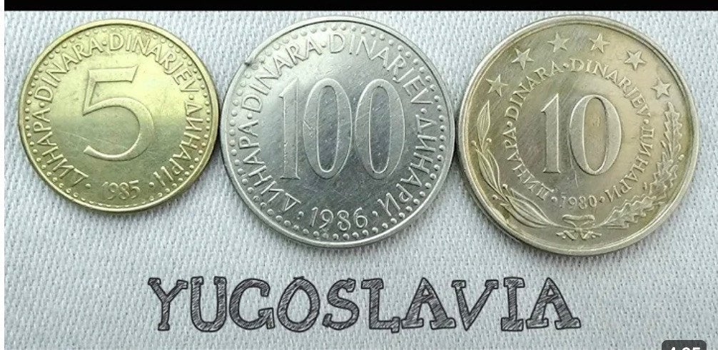 Munten Yugoslavia, Verzenden, Overige landen