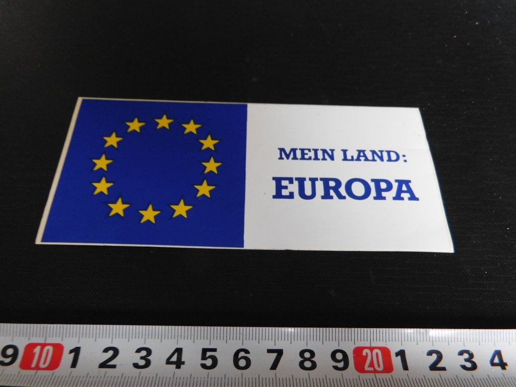 sticker Mein land:  EUROPA, Ophalen of Verzenden, Zo goed als nieuw