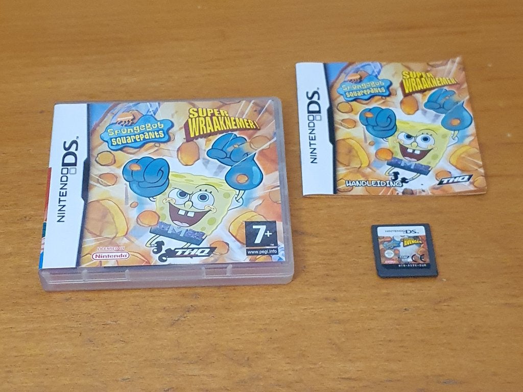 DS | SpongeBob SquarePants Super Wraaknemer!, Avontuur en Actie, Gebruikt, 1 speler, Ophalen of Verzenden