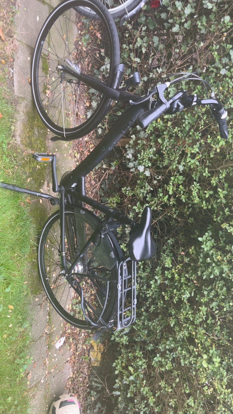 Zwarte Fiets Maat S - Perfect voor Stadsritten, Ophalen, Gebruikt, Velgrem, Versnellingen