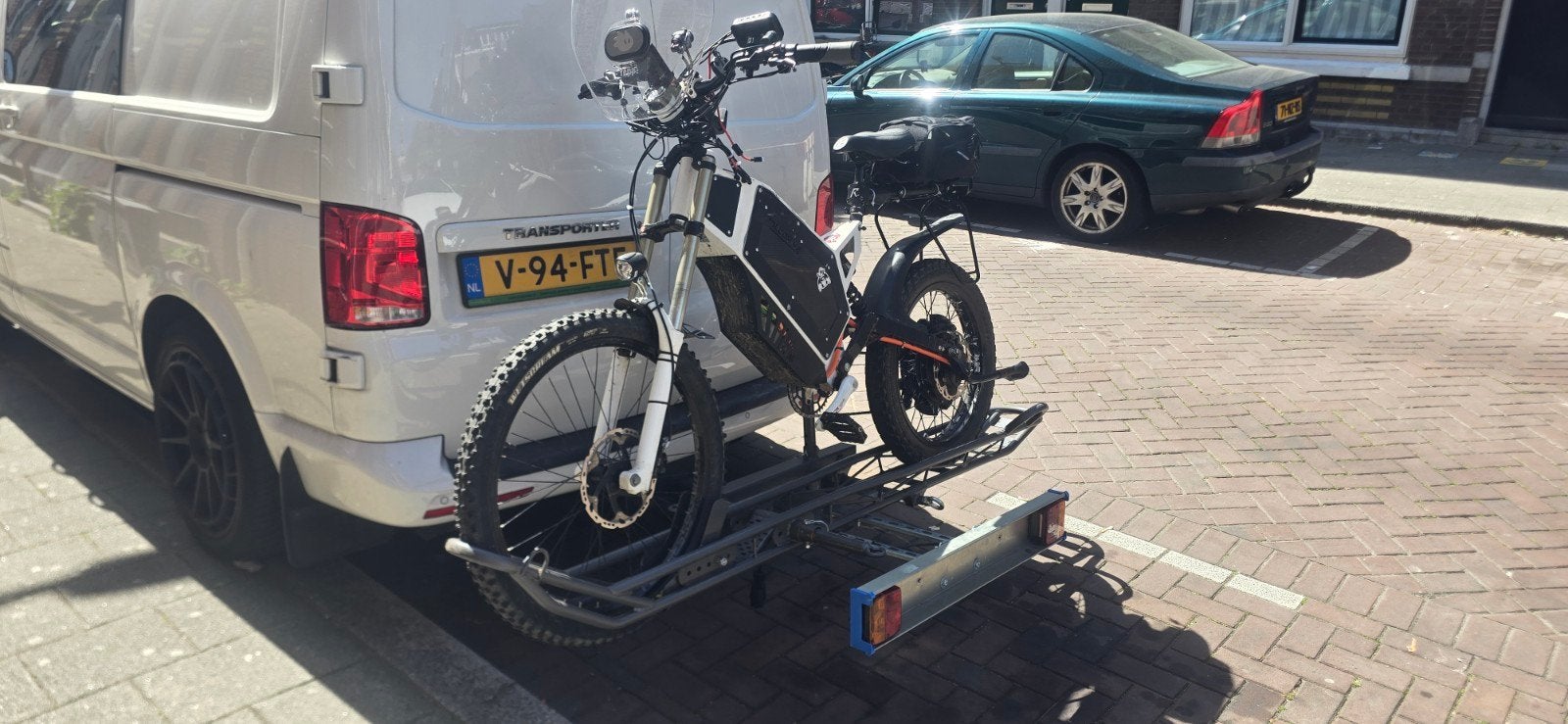Bagagedrager voor crossfiets, e-bike, motorfiets en scooter, Ophalen, Zo goed als nieuw