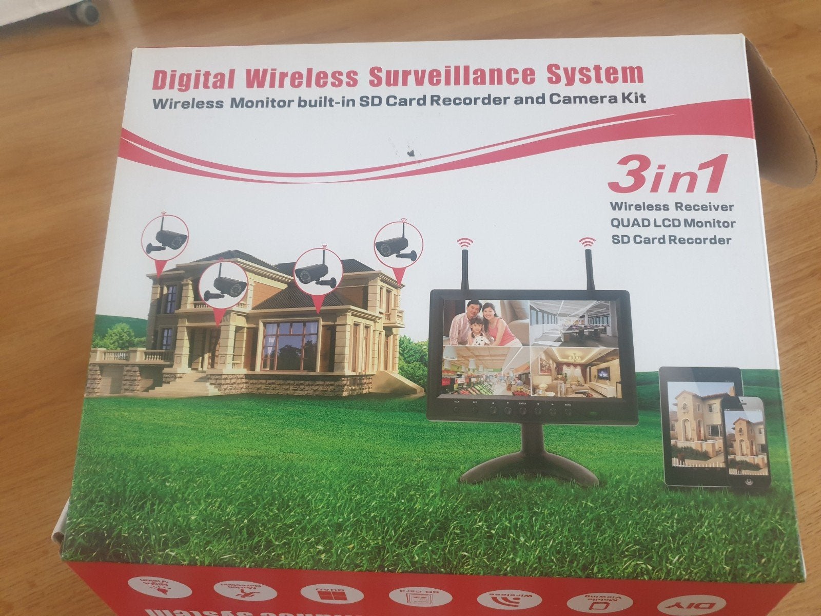 Digitaal videobewaking camera 3in1, Ophalen, Nieuw