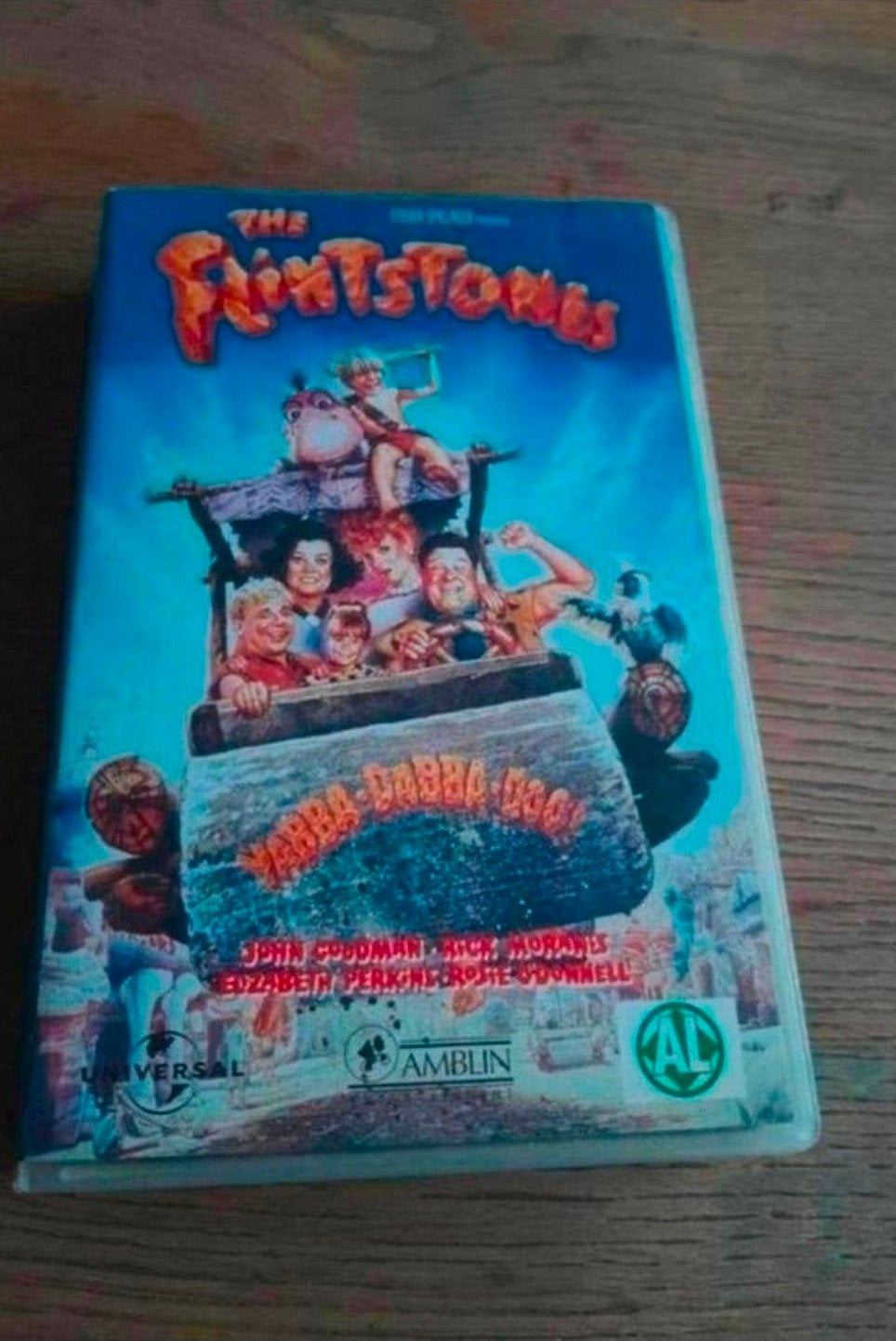 Steven Spielberg The Flintstones videoband., Ophalen of Verzenden, Zo goed als nieuw