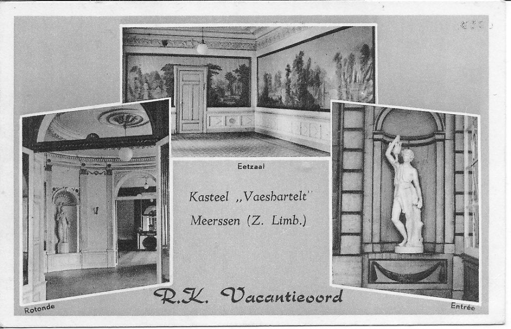 Kasteel Vaeshertelt Meerssen R.K. Vacantieoord., Verzamelen, Ophalen of Verzenden, 1940 tot 1960, Ongelopen, Limburg