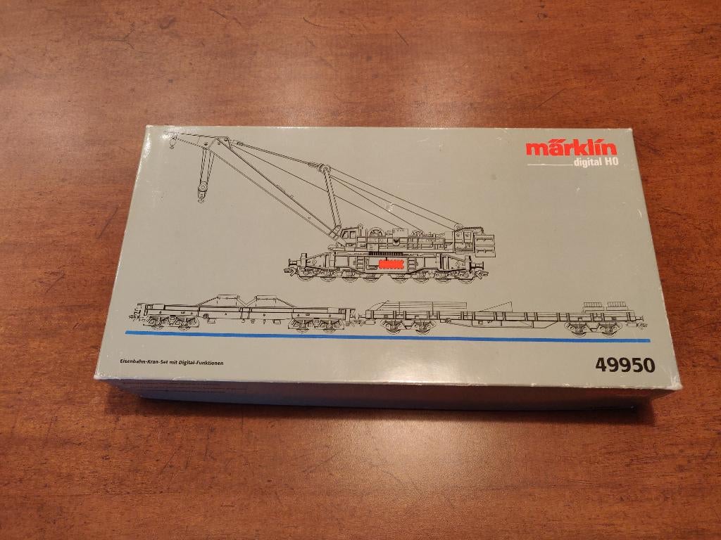 ** DIGITAAL Märklin 49950 *** GOLIATH KRAAN met 3 motoren **, Hobby en Vrije tijd, Wisselstroom, Wagon, Ophalen of Verzenden, Zo goed als nieuw