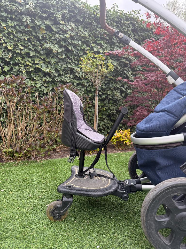 Meerijdplankje/ stoeltje voor kinderwagen Carbebé Roller, Ophalen, Gebruikt, Kinderwagen, Overige merken