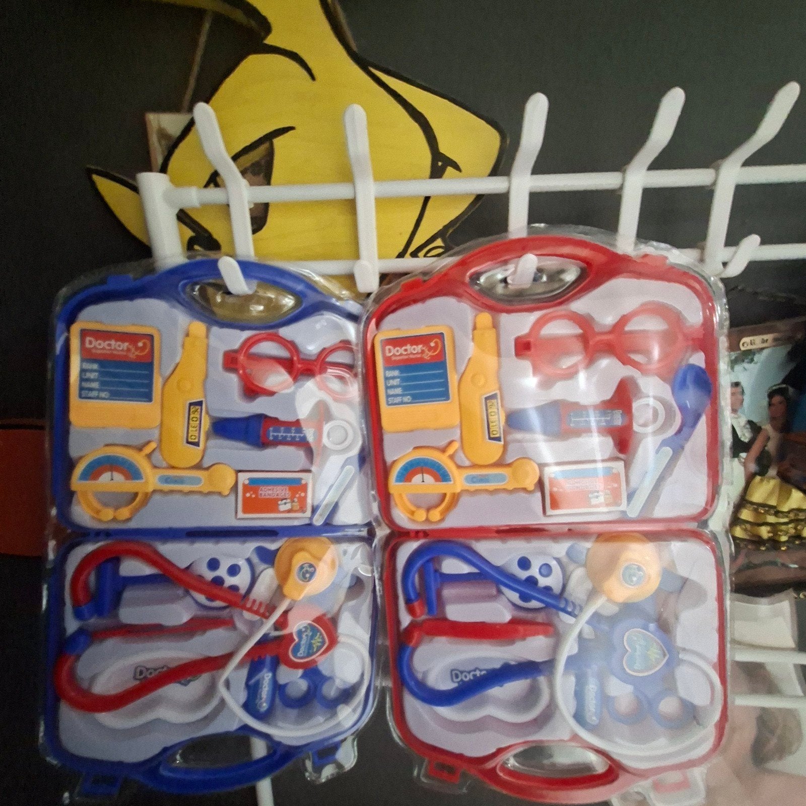 Dokterskoffer Speelset voor Kinderen - Blauw of Rood, Kinderen en Baby's, Ophalen of Verzenden