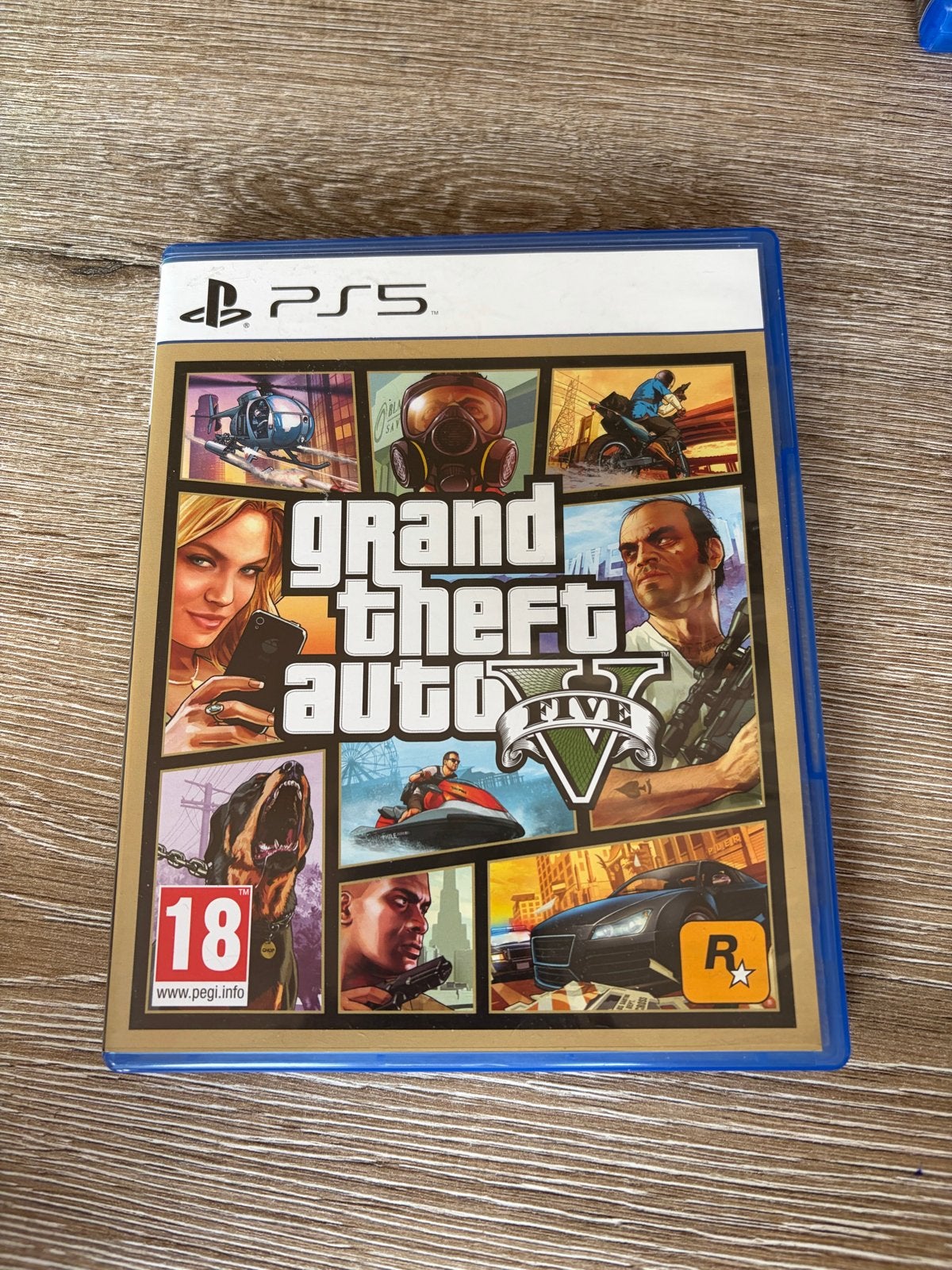 Grand Theft Auto V (GTA 5) voor PlayStation 5, Spelcomputers en Games, Online, Vanaf 18 jaar, 1 speler, Zo goed als nieuw
