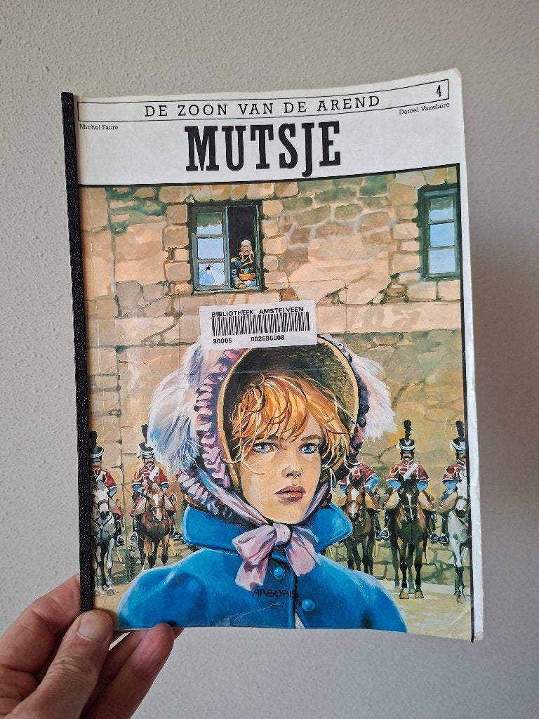 Mutsje De zoon van de arend Michel Faure Eerst druk uitgaven, Boeken, Gelezen, Eén stripboek, Ophalen of Verzenden, Michel Faure