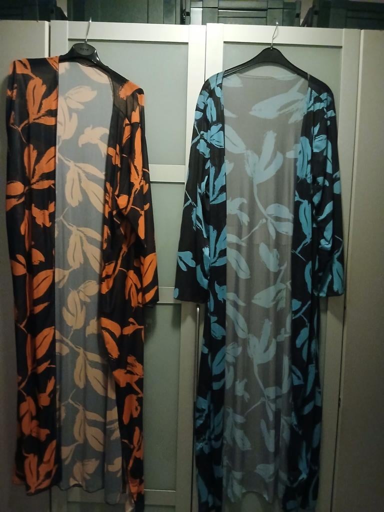 2 eyecatchers jaftans voor vacantie of uitgaansgelegenheid, Kleding | Dames, Grote Maten, Ophalen of Verzenden, Nieuw, Blauw, Trui of Vest