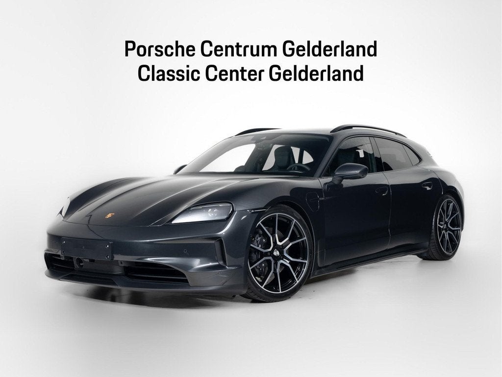 Porsche Taycan Sport Turismo, Achterwielaandrijving, Gebruikt, Zwart, Met garantie (alle)