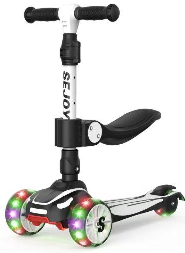 Sejoy opvouwbare step voor kinderen met LED lampjes, Fietsen en Brommers, Steps, Ophalen of Verzenden, Nieuw, Gewone step