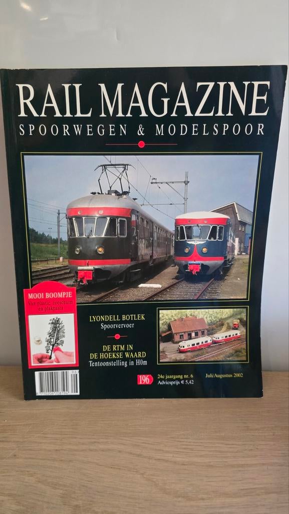 Rail Magazine Spoorwegen & Modelspoor Juli/Augustus 2002, Ophalen of Verzenden