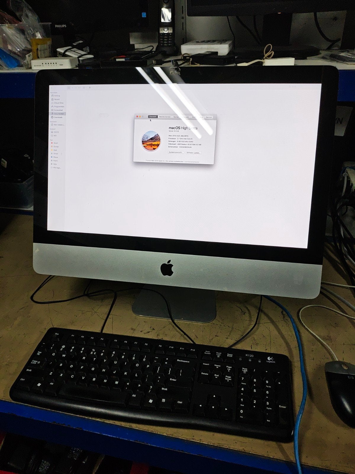 Apple iMac (2011) met macOS High Sierra, Ophalen, Gebruikt, 2 tot 3 Ghz, IMac