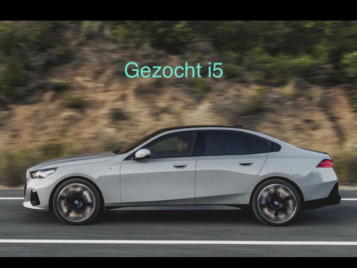Gezocht Bmw i5, Particulier, Te koop