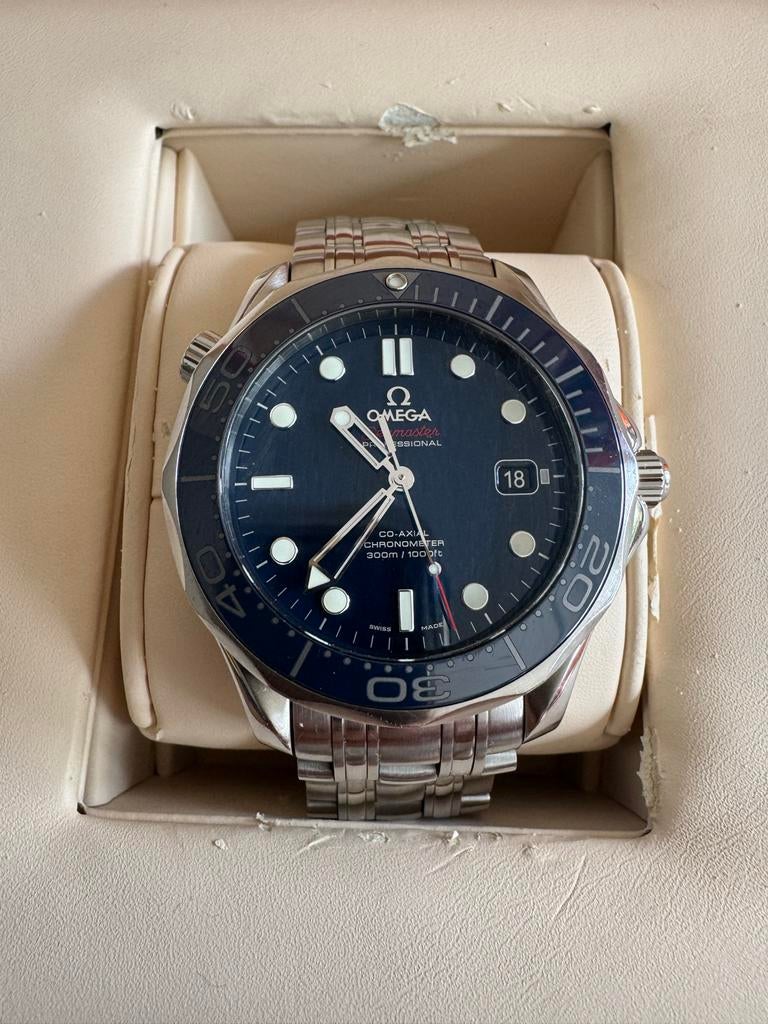 Omega Seamaster Professional Co-Axial Chronometer, Gebruikt, Staal, Polshorloge, Ophalen of Verzenden