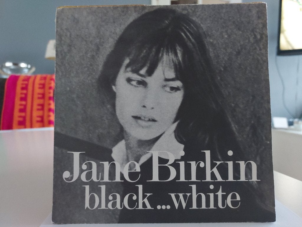 7" Single Jane Birkin - Black ... White (Version Française, Gebruikt, 7 inch, Single, Ophalen of Verzenden