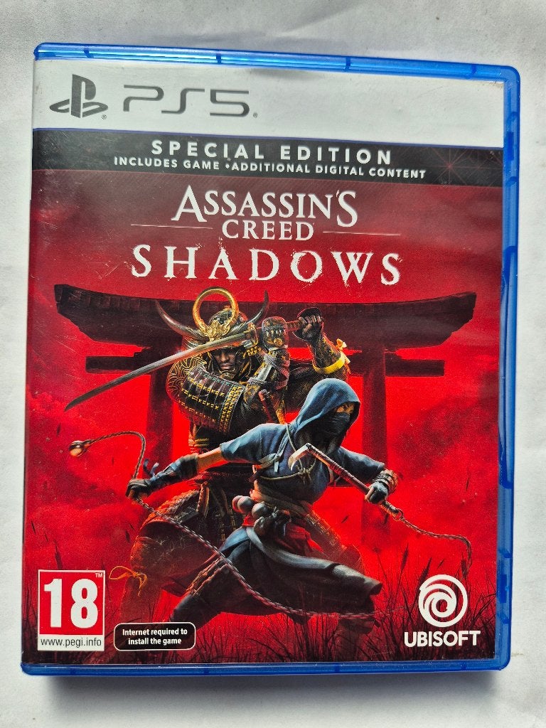 ASSASSIN'S CREED SHADOWS, Spelcomputers en Games, Games | Sony PlayStation 5, Ophalen of Verzenden, Gebruikt