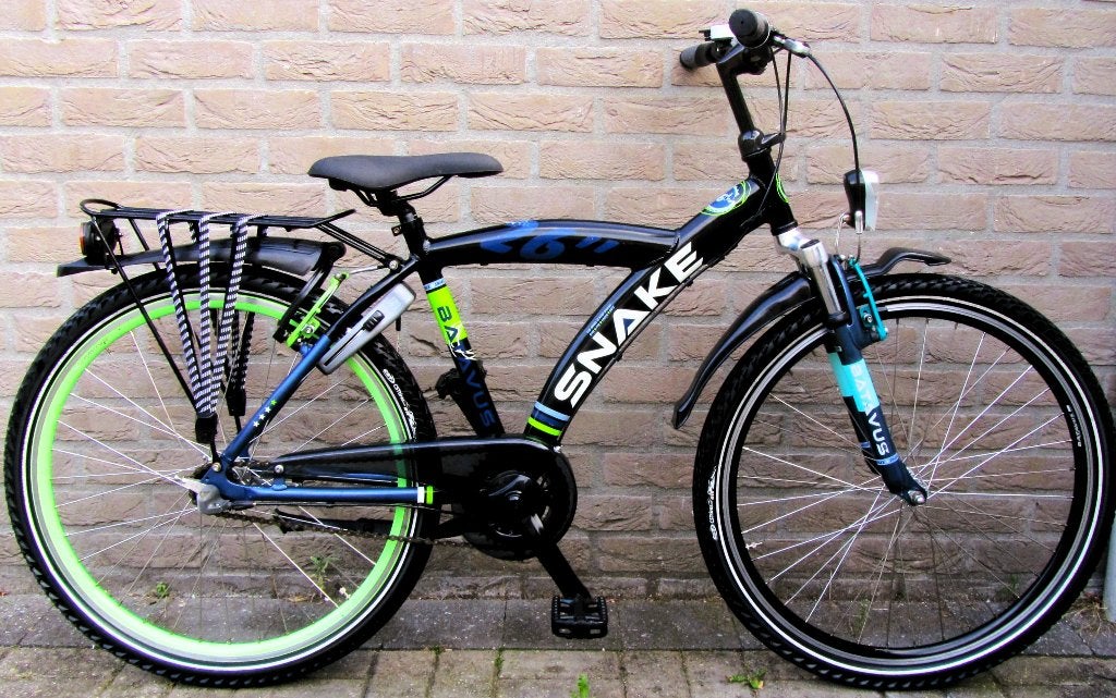 Batavus Snake 26 Inch - 3 Versn., Terugtraprem, Versnellingen, Batavus Snake Alpina Trial Yabber cube bulls loekie sparta, Zo goed als nieuw