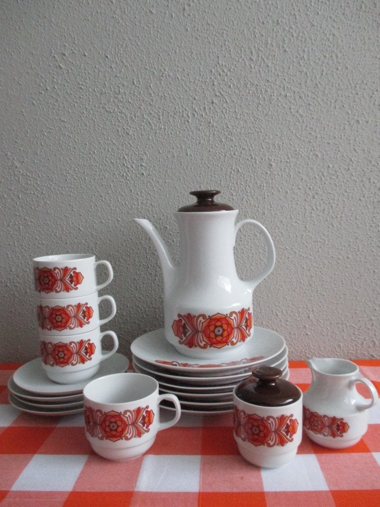 Vrolijk Vintage Servies Retro, Verzamelen, Retro, Ophalen of Verzenden, Overige typen
