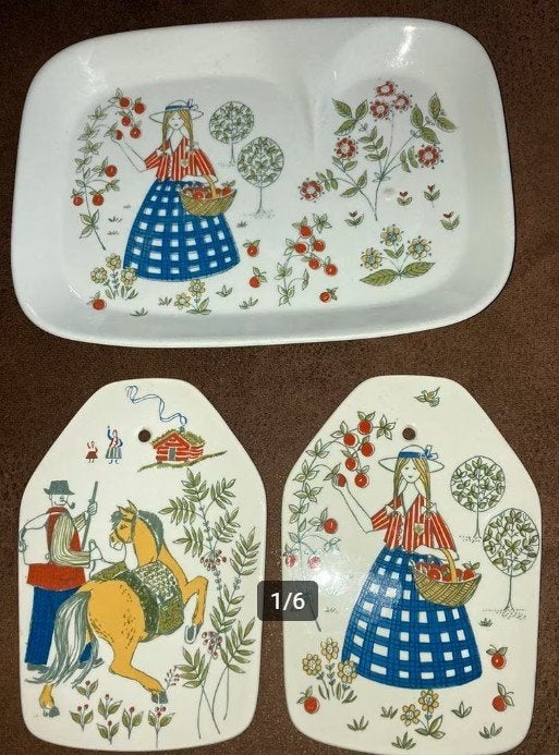 Figgjo Norge Noorwegen Servies Silkscreen 1960 PSTUK, Ophalen