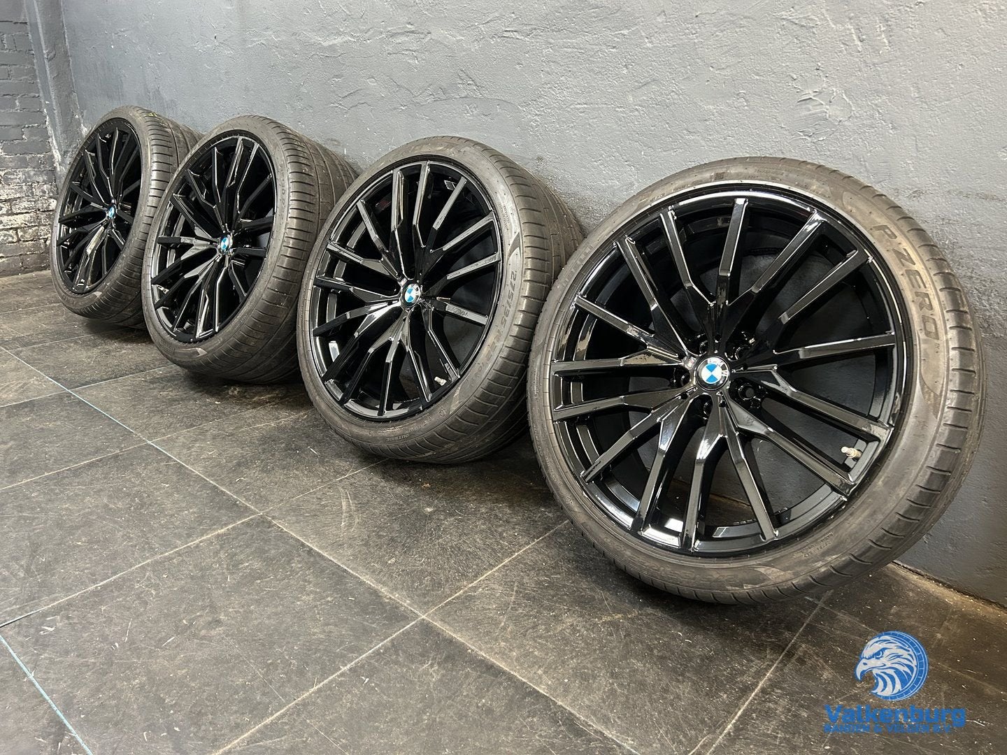 6-7mm! Originele BMW X5 X6 G05 G06 Style 742M 22 inch zwart, Auto-onderdelen, Banden en Velgen, Banden en Velgen, Zomerbanden