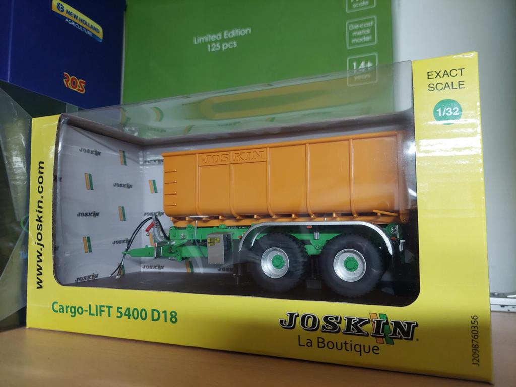 Joskin Cargo-Lift 5400 D18 schaalmodel 1/32, Ophalen of Verzenden, Nieuw, Tractor of Landbouw, Overige merken
