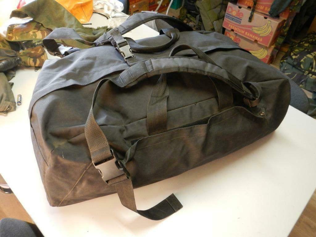 Weekendtas leger 90 liter nieuw model met rugzakbanden Zwart, Ophalen of Verzenden, Landmacht, Nederland