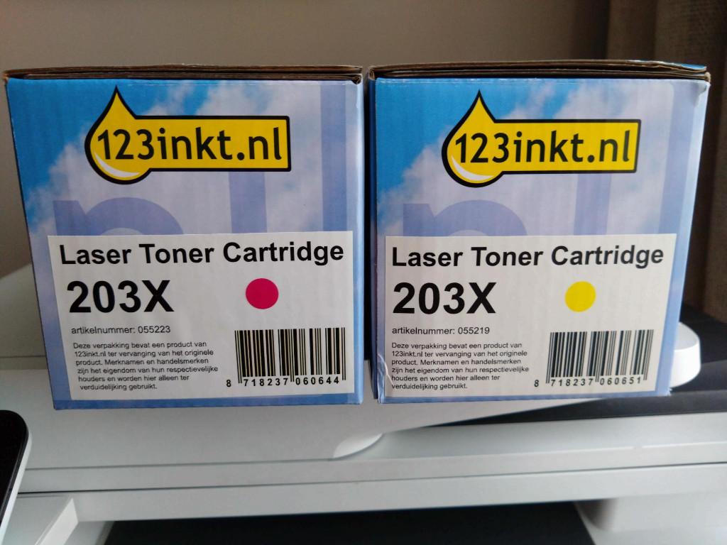 toner 203X voor HP laserjet MFP 281, 254, 541, Ophalen of Verzenden, Gebruikt, Toner, HP en 123inkt.nl