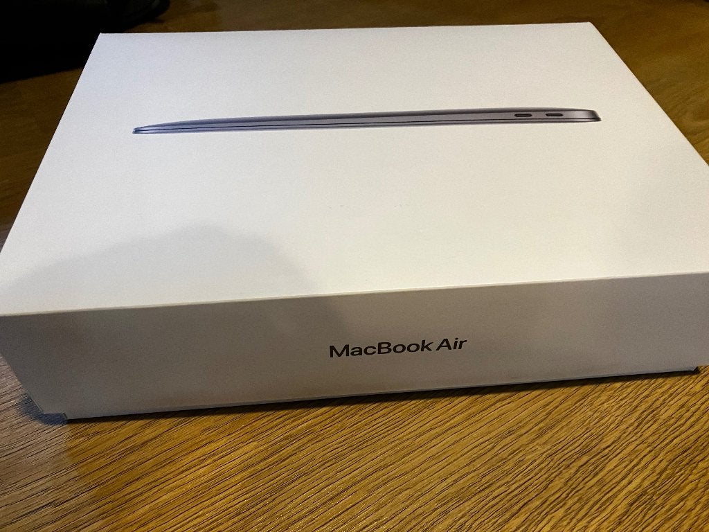LEGE doos macbook air M1, Computers en Software, 256 GB, Qwerty, 8 GB, 13 inch