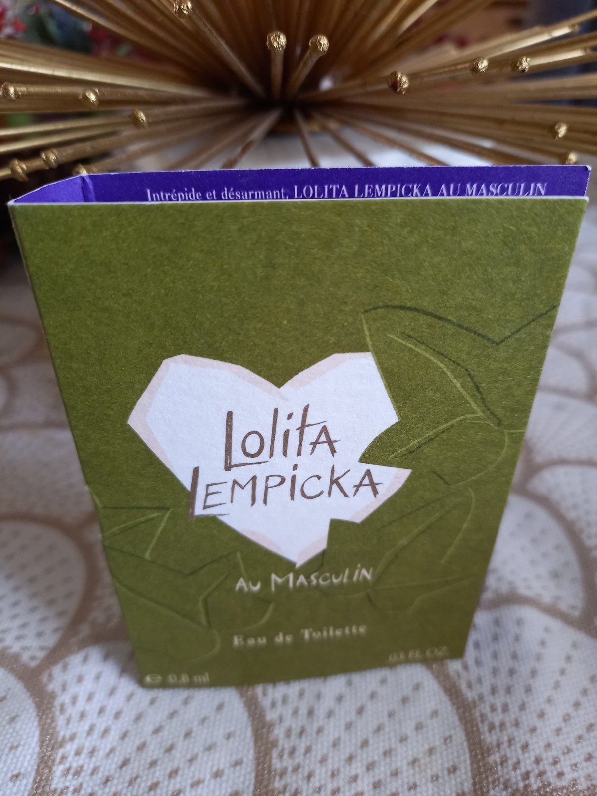 Proefje Lolita Lempicka Au Masculin, Sieraden, Tassen en Uiterlijk, Uiterlijk | Parfum, Ophalen of Verzenden, Nieuw