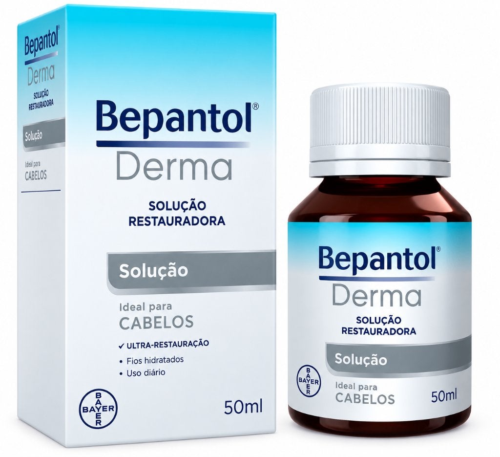 Bepantol Derma Solution 50ml haar herstellende, Rua Domingos Jorge, 1100 Socorro – São Paulo –  Brazil, Info@bayer.com, Bayer S.A.