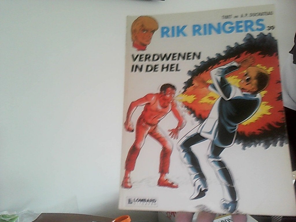 rik ringers nr 39 verdwenen in de hel eerste druk lombard, Eén stripboek, Ophalen of Verzenden, Zo goed als nieuw