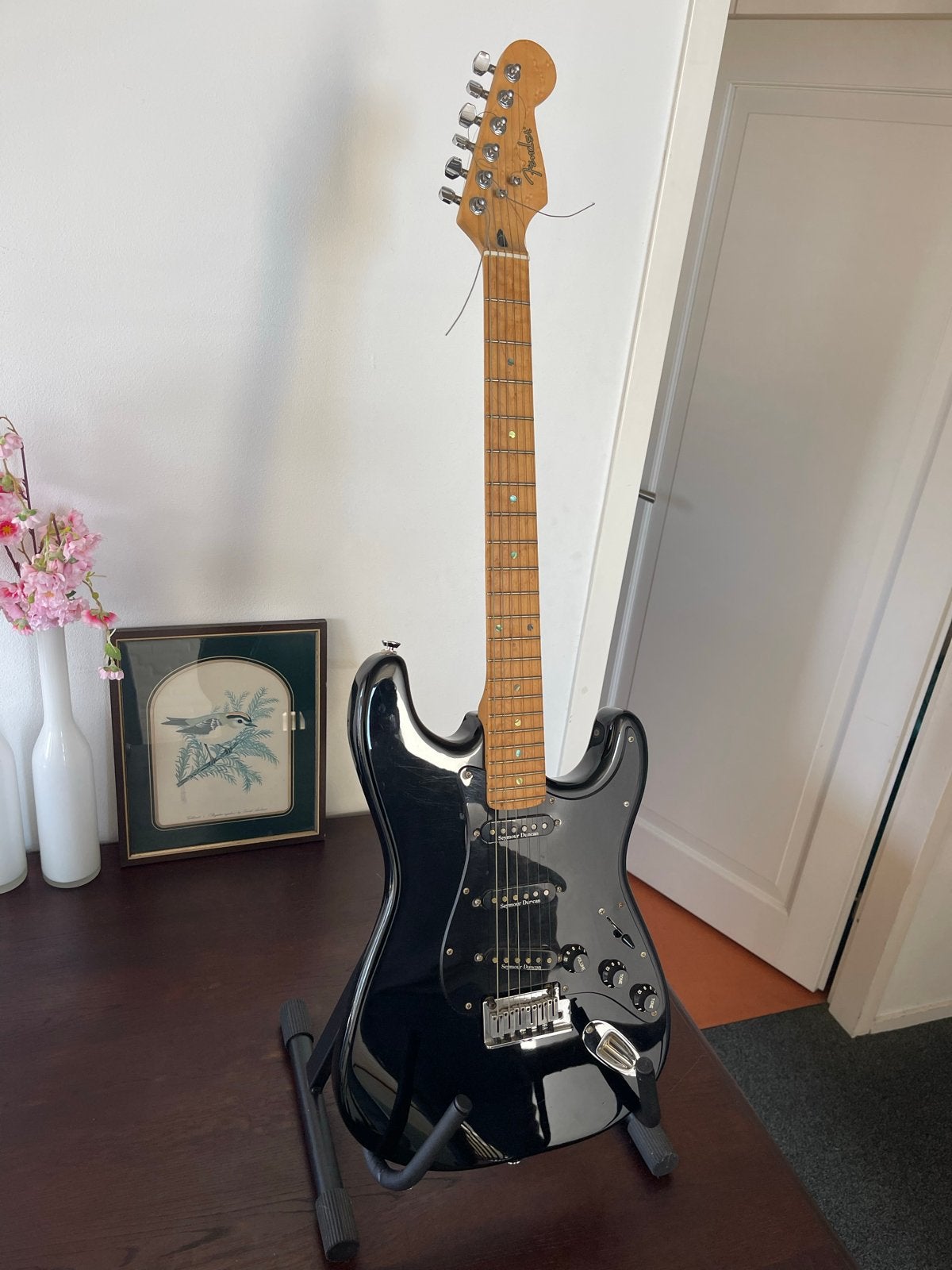 Fender Special Edition Lite Ash Stratocaster- Seymour Duncan, Ophalen, Fender, Met versterker, Zo goed als nieuw
